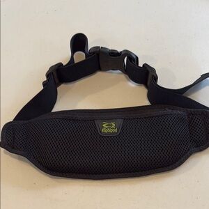 Amphipod Black Running Belt. Unisex